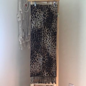 Cheetah print scarf